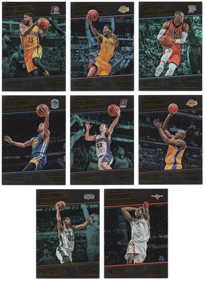 2016-17 Studio Rising to the Occasion 35 Cards Complete Set Kobe Bryant + - Image 4 of 4