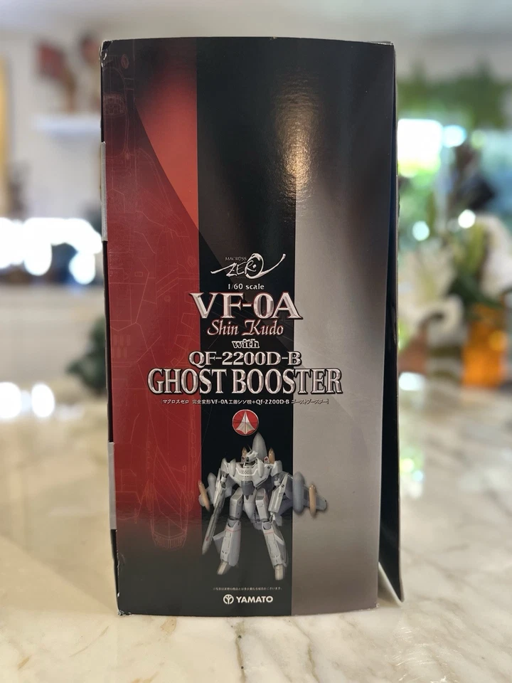 Boneco Yamato Macross Zero VF-0A Shin Kudo com QF-2200D-B Ghost Booster 1/60 - Imagem 4 de 4