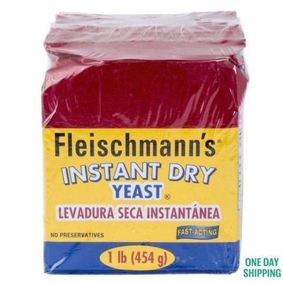 Fleischmann s Instant Dry Yeast 2 Pack 1 lb Each Bread Machine Baking