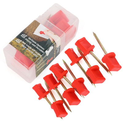 10X Bogenschießen Zielnadeln Stahlnägel Fix Strohpapier Praxis Durable Target