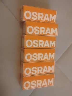 6xOsram 64663 Halogen Display/Opt Lamps 150 Watts 24 Volts 