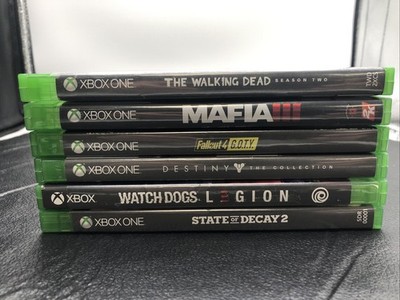J4 Microsoft Xbox One - Lot of 6 Games- Destiny, Fallout 4, Mafia, Watchdogs