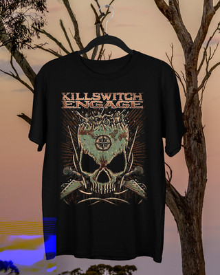 Vtg Disarm The Descent Killswitch Engage Cotton Black S-5XL Unisex Shirt
