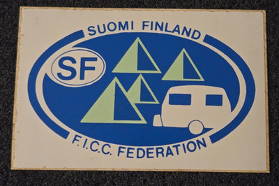 SUOMI / FINNLAND - F.I.C.C. Federation  Sticker / Aufkleber   *aus Sammlung* 678