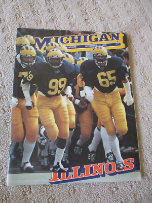 Illinois How To Watch Michigan Football 1981 MICHIGAN WOLVERINES