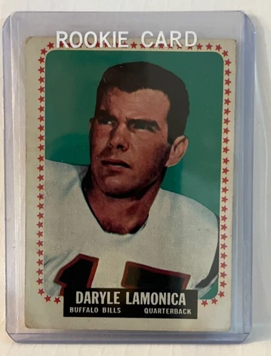 1964 Topps Football #31 Daryle Lamonica Rookie Card Buffalo Bills VG Condition