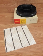 Genuine Vintage Kodak Black Carousel 140 Slot Plastic Slide Tray In Original Box