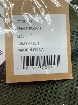 Chalk Pouch Army Green G2SB-063 Size F | eBay