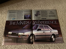 Vintage 1985 MAZDA 626 SPORT SEDAN PRINT AD 1980s