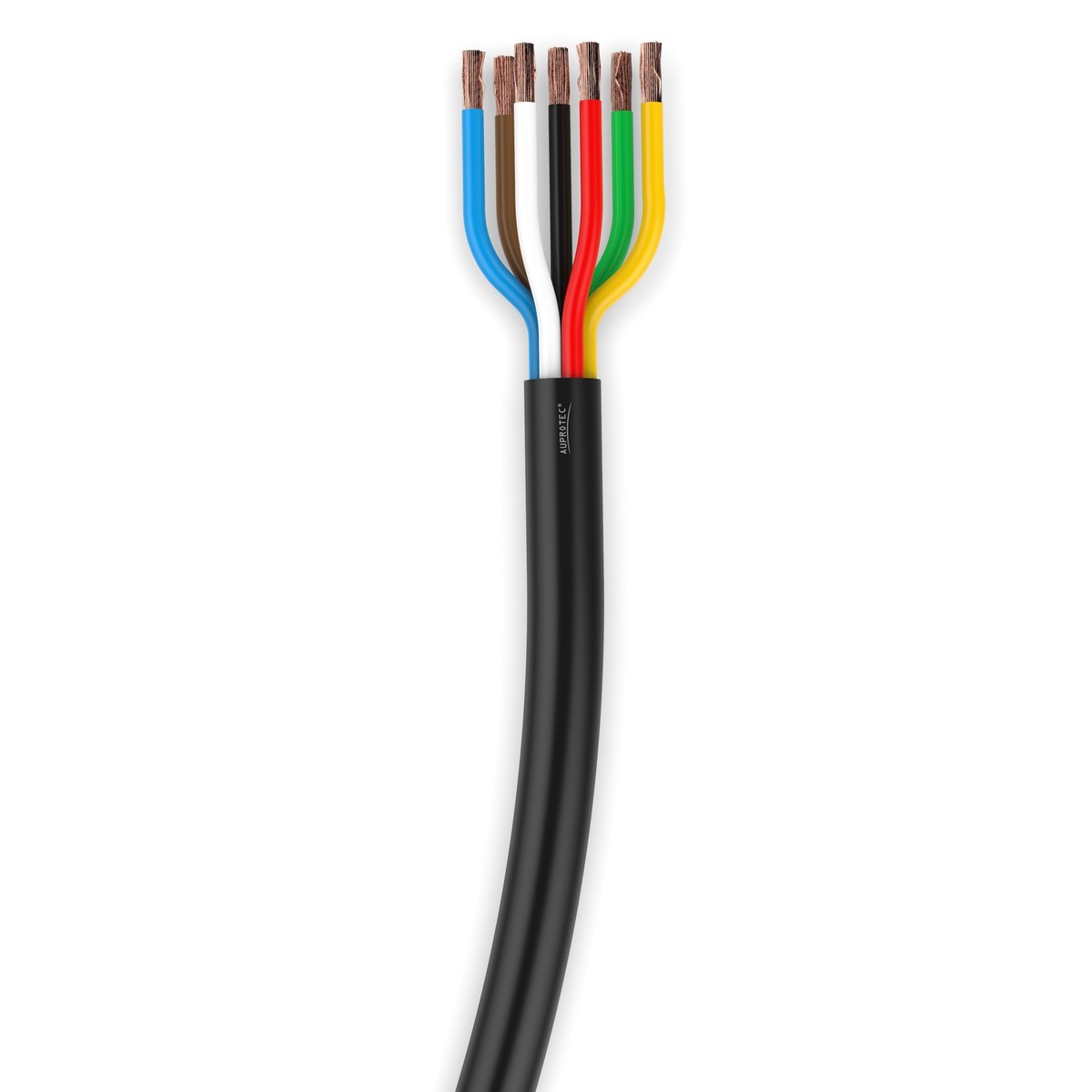 AUPROTEC FLRYY Cavo Elettrico Auto 3x0,75 Mm² 20m - Rotondo Per Rimorchi - Resistente A Olio E Benzina - DIN ISO 6722 - 5