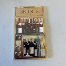 Vintage Bridge Score Pad Wine Cellar Design, ...