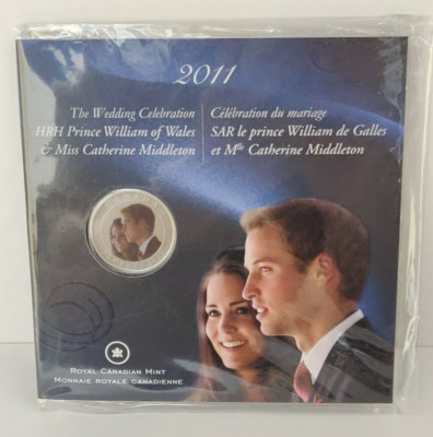 2011 CANADA COMMEMORATIVE QUARTER THE WEDDING CELEBRATION