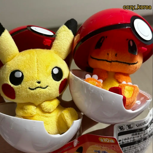 Pokemon Center Petit Korea Official Plush In Pokeball Case / 1 Random Plush - Picture 2 of 5