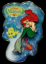 Mickey & Pals Tokyo Japan Ariel & Flounder 3D Disney Pin 8867