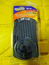 3/8x20 Black Double Braid Dock Line MARPAC 7-...