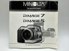 Konica Minolta Dimage 5 Dimage 7 Guide Instruction Manual Booklet