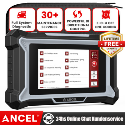 ANCEL DS160 Kfz OBD2 Diagnosegerät Auto Scanner Alle System 30+ Reset Service DE