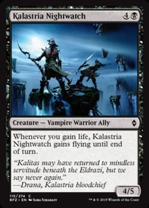 Kalastria Nightwatch x4 - Battle for Zendikar - NM-Mint, English - Battle for Ze