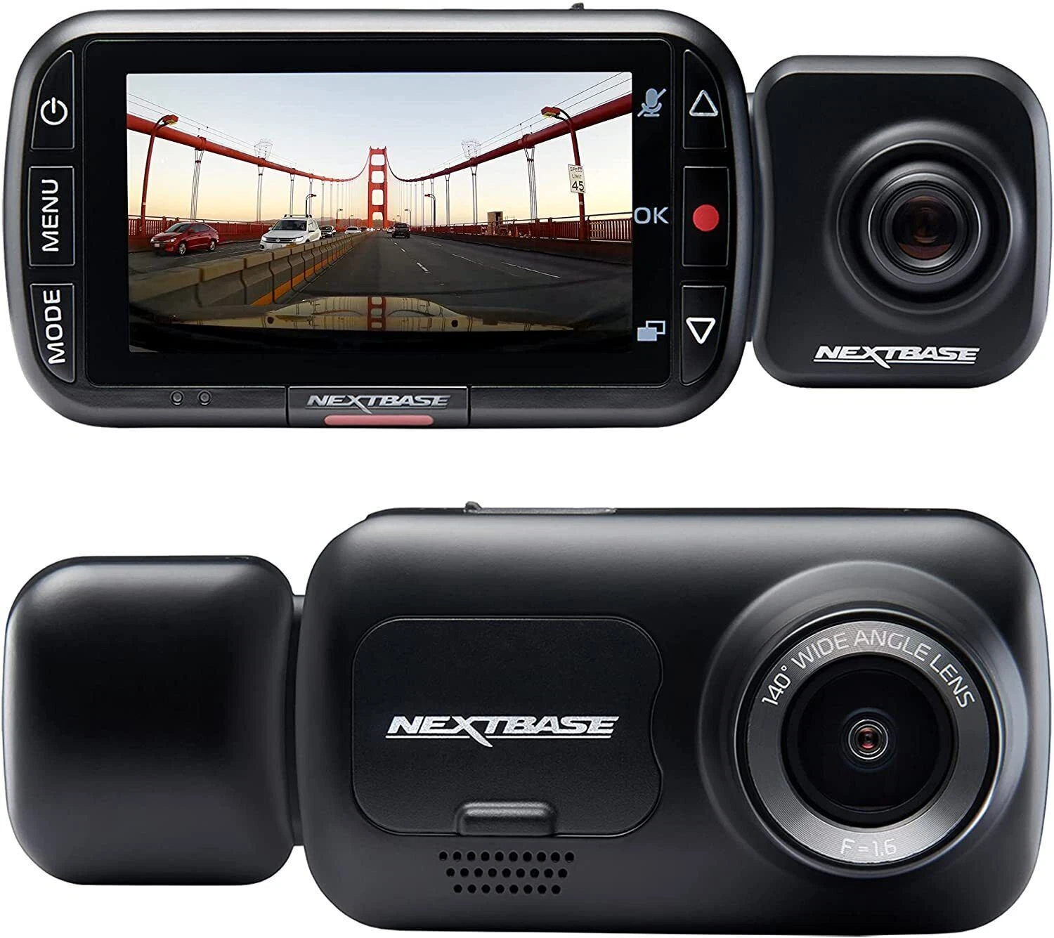 Nextbase 222X Front and Rear Dash Cam Full HD 1080p/30fps Recording Easy Install