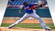 JENRRY MEJIA SIGNED AUTOGRAPHED NEW YORK METS 8X10 PHOTO W/COA BANNED FROM MLB