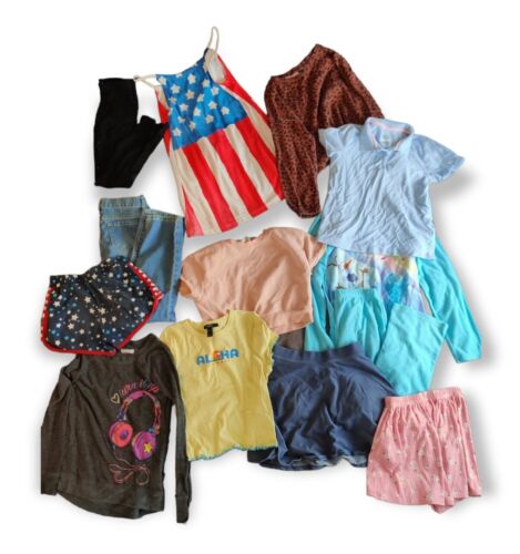 Girls Size 10 12 Mixed Clothes Lot Gently Worn Good Condition Various Brands CL4 - Afbeelding 1 van 9