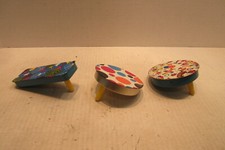 3 Different Tin Litho Party Noise Makers