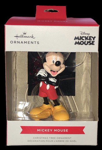 Christmas Ornament Mickey Mouse Hallmark Arms Crossed 3" Tall NEW