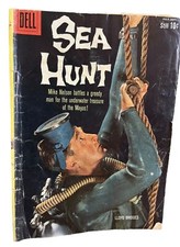 Sea Hunt Comic Book Dell July-Sept 1960 Lloyd Bridges TV Scuba Diver Adventure