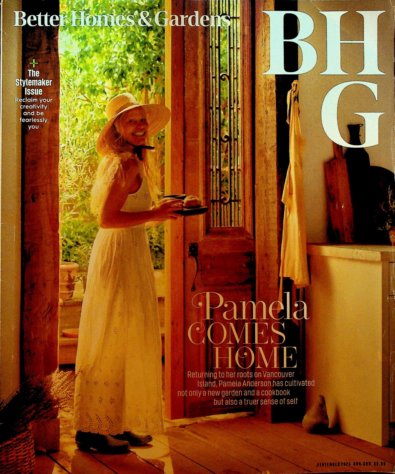 Better Homes Gardens Sept 2024 Issue Featuring Pamela Anderson
