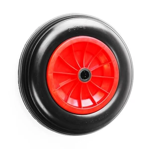 35cm 14 inch Puncture Proof Roue 3.50-8 Chariot à sac 25.4mm Aléatoire