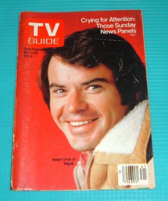 COVER'S ONLY / ROBERT URICH in VEGAS / 1978 TV GUIDE COVERS ONLY