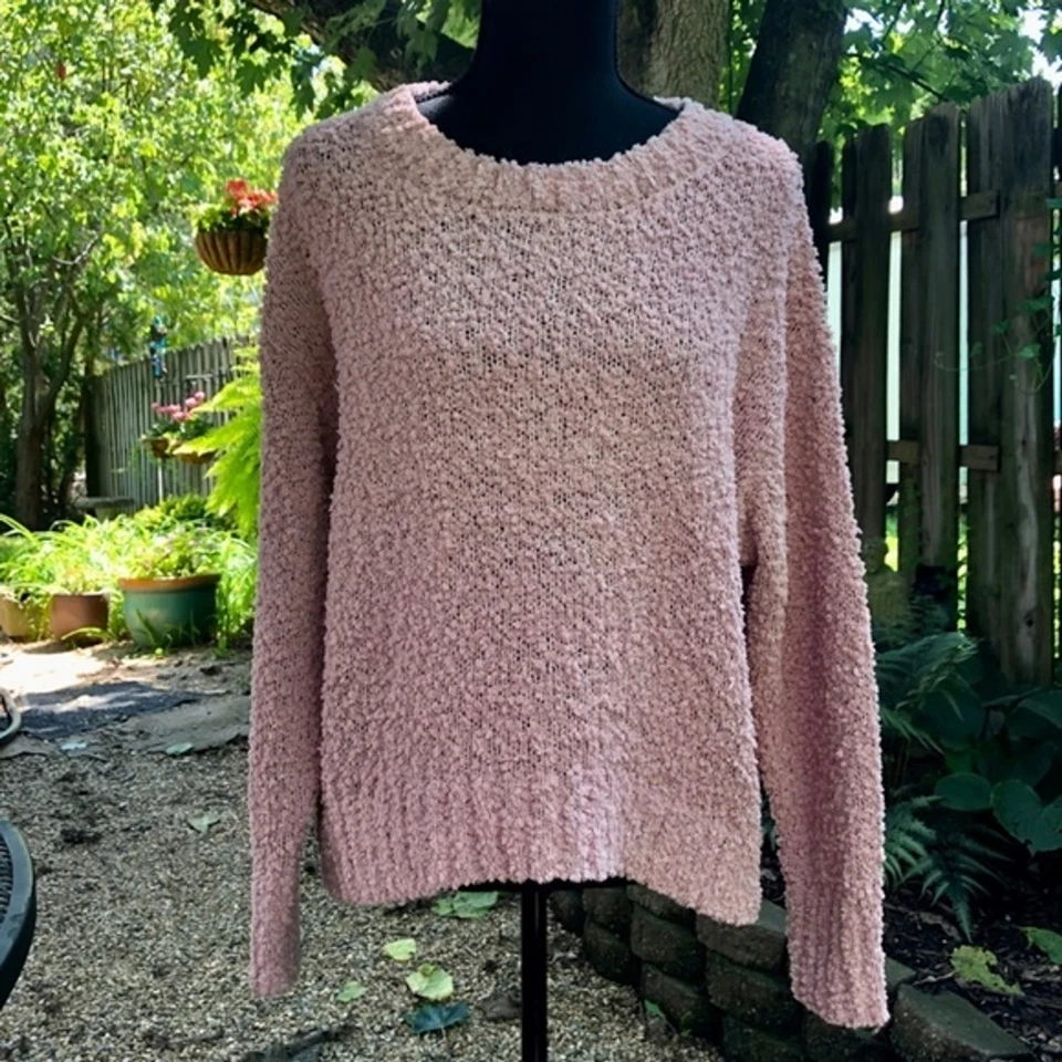 Suéter tejido palomitas rosa polvoriento para mujer Social Standard by Sanctuary talla M Foto 4 de 4