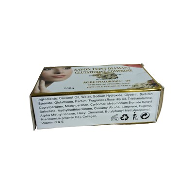 savon teint diamant glutathione comprimé Glutathione Comprime Super Eclairssant Nourishing Hydrating 250g 1 Bar Soap