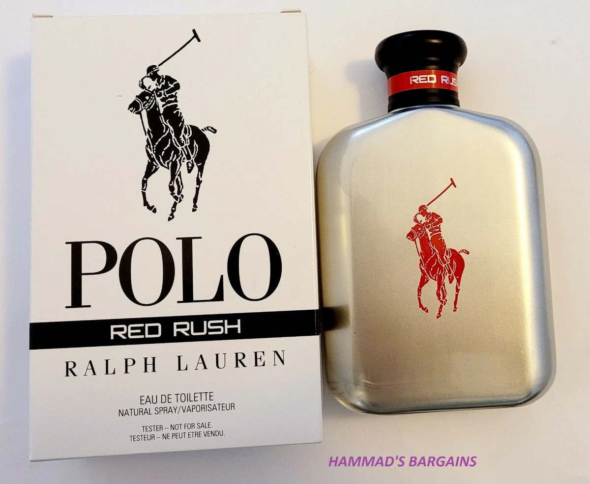 POLO RED RUSH BY RALPH LAUREN EDT 4.2 OZ 125 ML FOR MEN NEW IN WHITE BOX