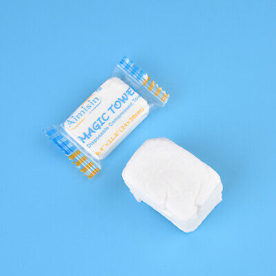 Details about   100/200pcs Aimisin Compressed Towel Tablet Thick Face Towel for Baby Home Travel 