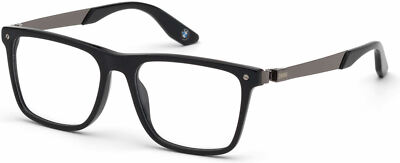 BMW BW5002-H 001 Black Plastic Optical Eyeglasses Frame 52-16-145 Global Fitting