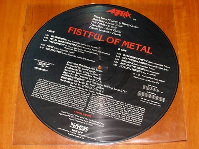 ANTHRAX FISTFUL OF METAL LP *RARE* 12