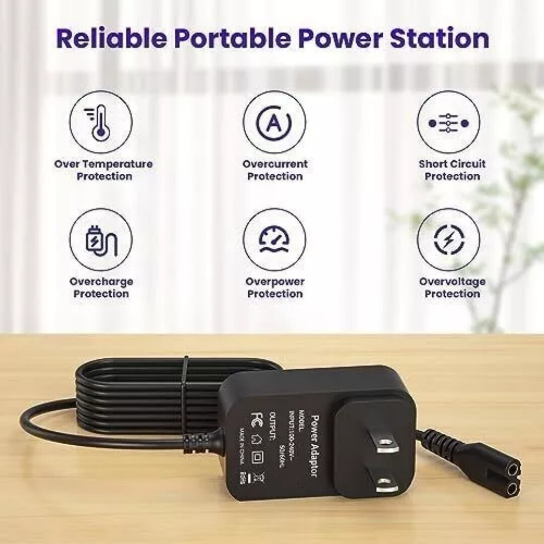 AC Adapter/Charger Power Cord for Wahl 5-Star Shaver/Shaper