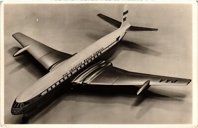 PC AVIATION AIRCARFT DE HAVILLAND COMET MK. 4 REAL PHOTO (a42095)