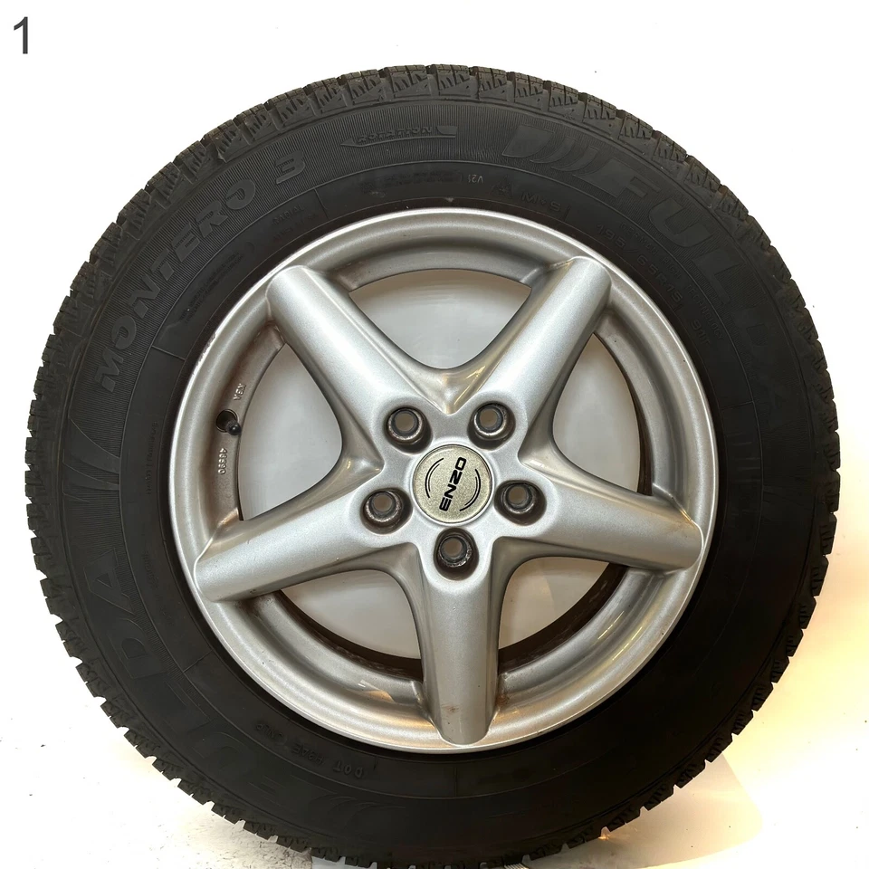 Mazda Hyundai Toyota Kia Alu-Felgen LK 5x114,3 ET40 Winter-Reifen 195/65 R15 91T - Bild 3 von 4