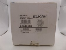 ELKAY LKQS35BK POLYMER DRAIN FITTING FOR 3-1/2 IN. SINK DRAIN OPENING IN BLACK