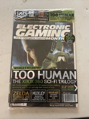 EGM/Electronic Gaming Monthly Magazine Number 203 May 2006 Too Human New