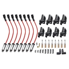 8Pack Ignition Coil and Spark Plug+ Wire For GMC Chevy Silverado 1500 Tahoe 5.3L