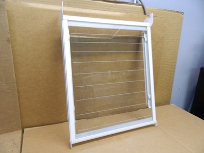 Kenmore Refrigerator Glass Shelf W/ Glides - Lt. Rust/Wear Part # 2200994