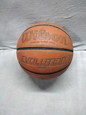 Wilson Evolution Indoor Game Basketball Size 6 28.5" Pebbled Composite Channel