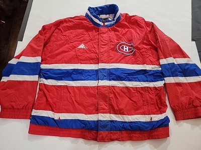 Candinala ジャケット XL Vintage Apex One NHL Montreal Canadians 90's red blue white zip