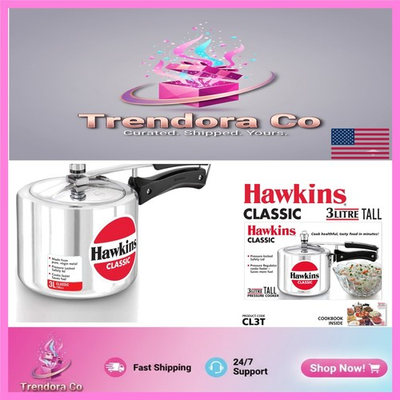 #ad Classic 3 Litre Pressure Cooker in Mirror Finish Ideal for Small Families $79.99