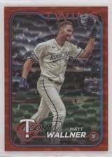 2024 Topps Series 1 Red Crackle Foil 187/199 Matt Wallner #91 11rg