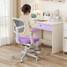 Kids Desk Chair Children Study Chair w/Adjustable Height Armrest  Footrest