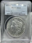 1878 S PCGS MS63 - Silver Morgan Dollar $1 US Coin